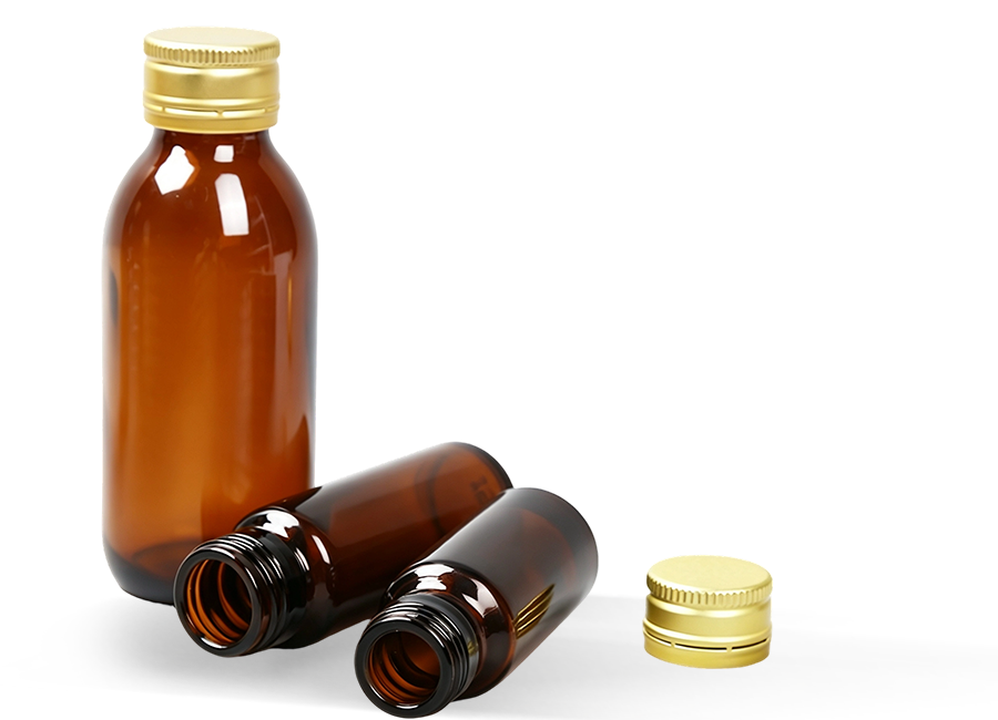 Флакон для пероральной жидкости с завинчивающейся крышкой